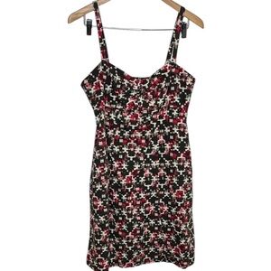 Patagonia Brown Red Hemp Organic Cotton Sun Dress Women Size 12